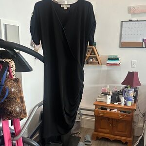 Michael Kors Black Asymmetrical Dress